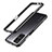 Luxury Aluminum Metal Frame Cover Case S01 for Xiaomi Poco M4 Pro 5G Black