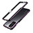 Luxury Aluminum Metal Frame Cover Case S01 for Xiaomi Poco M4 Pro 5G Purple