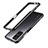 Luxury Aluminum Metal Frame Cover Case S01 for Xiaomi Redmi Note 11 5G Black