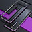 Luxury Aluminum Metal Frame Cover Case T01 for Huawei P40 Lite 5G Purple and Blue