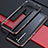 Luxury Aluminum Metal Frame Cover Case T01 for Huawei P40 Lite 5G Red and Black