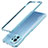 Luxury Aluminum Metal Frame Cover Case T02 for Xiaomi Mi 11 Lite 4G Blue