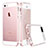 Luxury Aluminum Metal Frame Cover for Apple iPhone 5S Pink