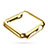 Luxury Aluminum Metal Frame Cover for Apple iWatch 2 38mm Gold