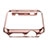 Luxury Aluminum Metal Frame Cover for Apple iWatch 3 38mm Pink