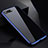 Luxury Aluminum Metal Frame Mirror Cover Case 360 Degrees for Apple iPhone 7 Plus Blue
