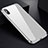 Luxury Aluminum Metal Frame Mirror Cover Case 360 Degrees for Apple iPhone Xs White