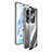 Luxury Aluminum Metal Frame Mirror Cover Case 360 Degrees for Huawei Honor 80 Pro 5G