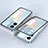 Luxury Aluminum Metal Frame Mirror Cover Case 360 Degrees for Huawei Honor X7a