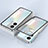 Luxury Aluminum Metal Frame Mirror Cover Case 360 Degrees for Huawei Honor X7a