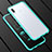 Luxury Aluminum Metal Frame Mirror Cover Case 360 Degrees for Huawei Nova 3i Cyan