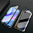 Luxury Aluminum Metal Frame Mirror Cover Case 360 Degrees for Huawei P smart S