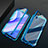Luxury Aluminum Metal Frame Mirror Cover Case 360 Degrees for Huawei P smart S
