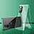 Luxury Aluminum Metal Frame Mirror Cover Case 360 Degrees for OnePlus 9 5G Green