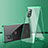 Luxury Aluminum Metal Frame Mirror Cover Case 360 Degrees for OnePlus 9RT 5G Green