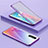 Luxury Aluminum Metal Frame Mirror Cover Case 360 Degrees for Oppo Find X2 Neo