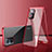 Luxury Aluminum Metal Frame Mirror Cover Case 360 Degrees for Oppo K10 5G India Red