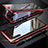 Luxury Aluminum Metal Frame Mirror Cover Case 360 Degrees for Samsung Galaxy Note 10 5G Red