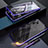 Luxury Aluminum Metal Frame Mirror Cover Case 360 Degrees for Samsung Galaxy Note 10 Plus Purple