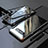 Luxury Aluminum Metal Frame Mirror Cover Case 360 Degrees for Samsung Galaxy Note 8