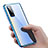 Luxury Aluminum Metal Frame Mirror Cover Case 360 Degrees for Vivo X50 Pro 5G