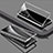 Luxury Aluminum Metal Frame Mirror Cover Case 360 Degrees for Vivo Y73s 5G