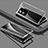 Luxury Aluminum Metal Frame Mirror Cover Case 360 Degrees for Vivo Y73t