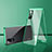 Luxury Aluminum Metal Frame Mirror Cover Case 360 Degrees for Xiaomi Civi 5G Green