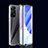 Luxury Aluminum Metal Frame Mirror Cover Case 360 Degrees for Xiaomi Poco X4 Pro 5G Black
