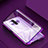 Luxury Aluminum Metal Frame Mirror Cover Case 360 Degrees for Xiaomi Redmi K30 5G Purple