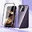 Luxury Aluminum Metal Frame Mirror Cover Case 360 Degrees LK1 for Apple iPhone 15