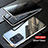 Luxury Aluminum Metal Frame Mirror Cover Case 360 Degrees LK1 for Samsung Galaxy S20 Ultra Silver
