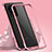 Luxury Aluminum Metal Frame Mirror Cover Case 360 Degrees LK3 for Samsung Galaxy S20 Ultra Rose Gold