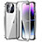 Luxury Aluminum Metal Frame Mirror Cover Case 360 Degrees LO1 for Apple iPhone 14 Pro Max