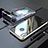 Luxury Aluminum Metal Frame Mirror Cover Case 360 Degrees M01 for Huawei P Smart+ Plus