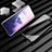 Luxury Aluminum Metal Frame Mirror Cover Case 360 Degrees M01 for OnePlus 7T Pro 5G