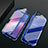 Luxury Aluminum Metal Frame Mirror Cover Case 360 Degrees M01 for Oppo AX5