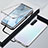 Luxury Aluminum Metal Frame Mirror Cover Case 360 Degrees M01 for Oppo Reno3 Pro