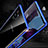 Luxury Aluminum Metal Frame Mirror Cover Case 360 Degrees M01 for Samsung Galaxy Note 10 Plus