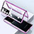 Luxury Aluminum Metal Frame Mirror Cover Case 360 Degrees M01 for Samsung Galaxy S21 Ultra 5G