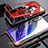 Luxury Aluminum Metal Frame Mirror Cover Case 360 Degrees M01 for Xiaomi Mi 9 Pro Red