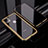 Luxury Aluminum Metal Frame Mirror Cover Case 360 Degrees M02 for Apple iPhone 11 Pro Max Gold