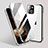 Luxury Aluminum Metal Frame Mirror Cover Case 360 Degrees M02 for Apple iPhone 15