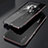 Luxury Aluminum Metal Frame Mirror Cover Case 360 Degrees M02 for Huawei Nova 3e Red and Black