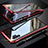 Luxury Aluminum Metal Frame Mirror Cover Case 360 Degrees M02 for Samsung Galaxy Note 10 Plus 5G Red