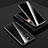 Luxury Aluminum Metal Frame Mirror Cover Case 360 Degrees M02 for Samsung Galaxy S24 Ultra 5G Black