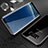 Luxury Aluminum Metal Frame Mirror Cover Case 360 Degrees M02 for Samsung Galaxy S8 Black