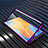 Luxury Aluminum Metal Frame Mirror Cover Case 360 Degrees M02 for Vivo X51 5G Purple