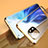 Luxury Aluminum Metal Frame Mirror Cover Case 360 Degrees M02 for Xiaomi Mi 11 5G Gold