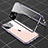 Luxury Aluminum Metal Frame Mirror Cover Case 360 Degrees M04 for Apple iPhone 15 Plus